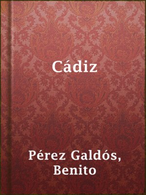 cover image of Cádiz